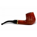 Cachimbo Bertoldi Maestro Briar Âmbar 9mm Anel Dourado